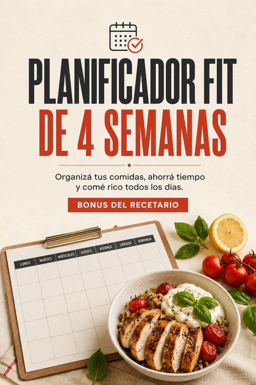 Planificador Fit de 4 Semanas | Ebook PDF