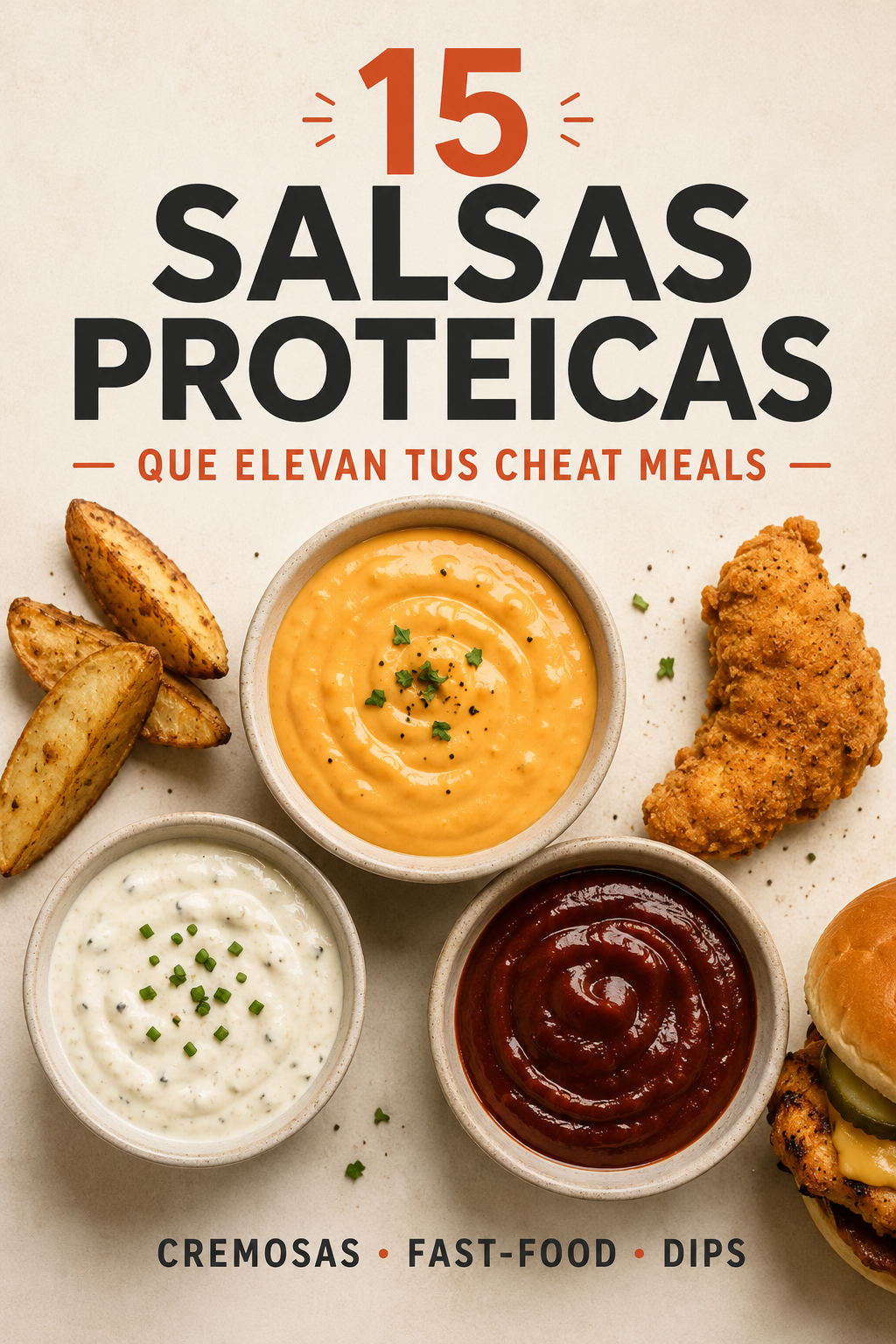 15 Salsas Proteicas que Elevan tus Cheat Meals | Ebook PDF